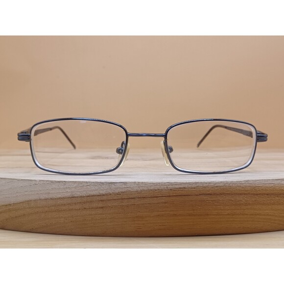Aura Accessories - AURA AUM-16-56 Full Frame Wire Rim Navy Eyeglass Frames